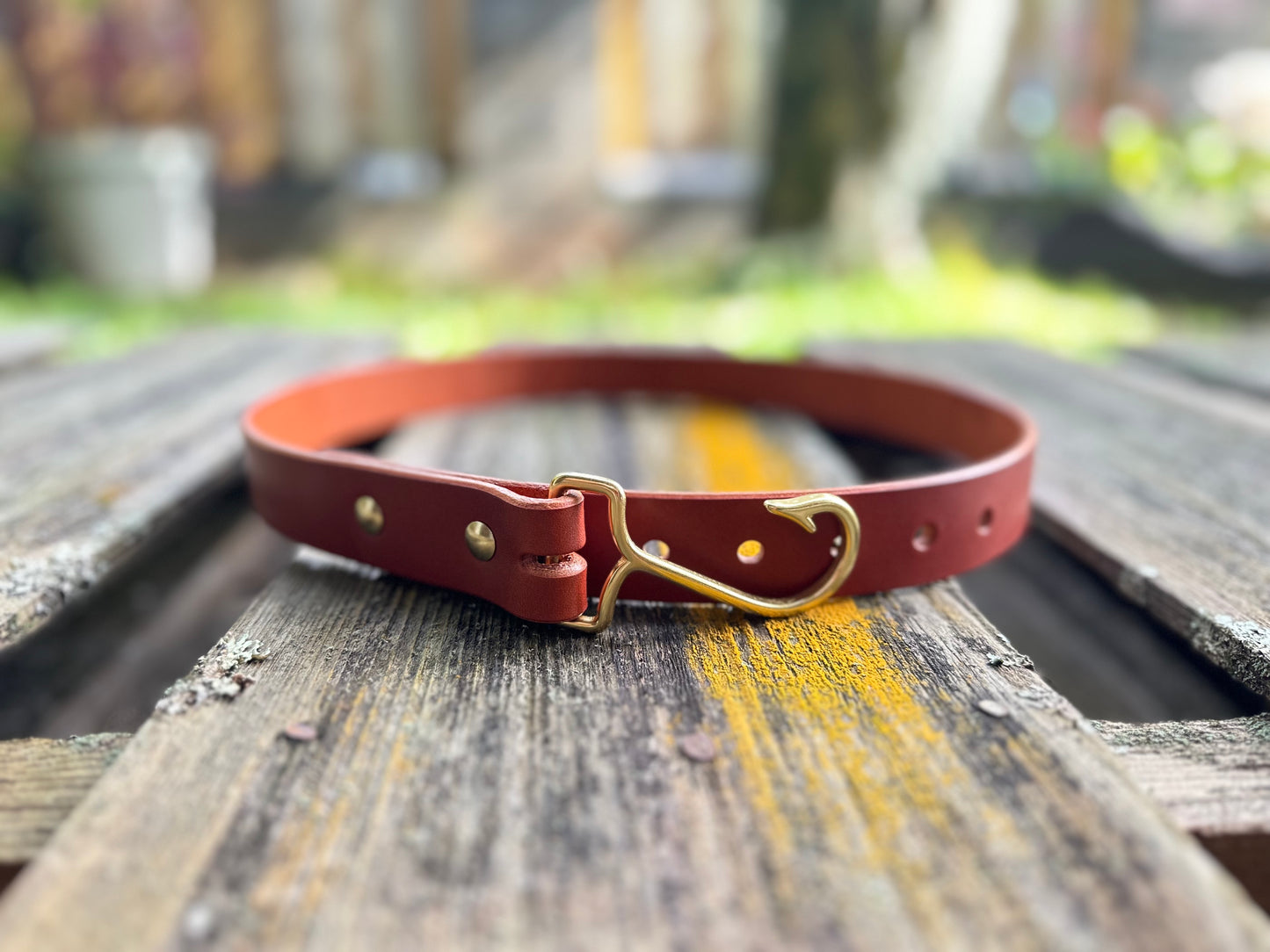 Last State Leather - Mid 1.25" Fish Hook Belt