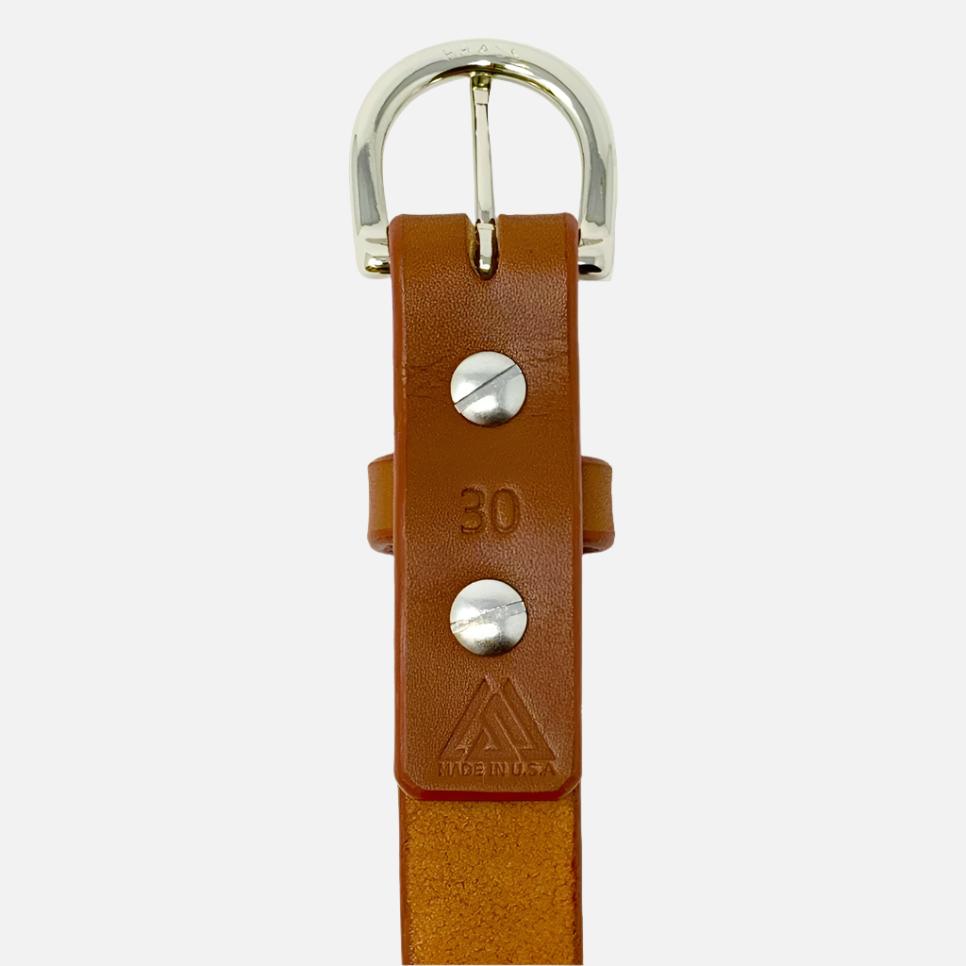 Last State Leather - Everyday 1" Belt - Chestnut/Nickel - Back