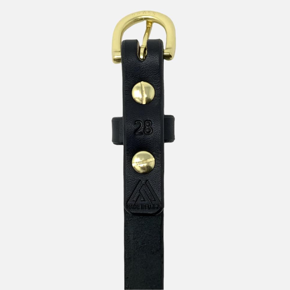 Last State Leather - Kimber 3/4" Belt - Black/Brass - Back
