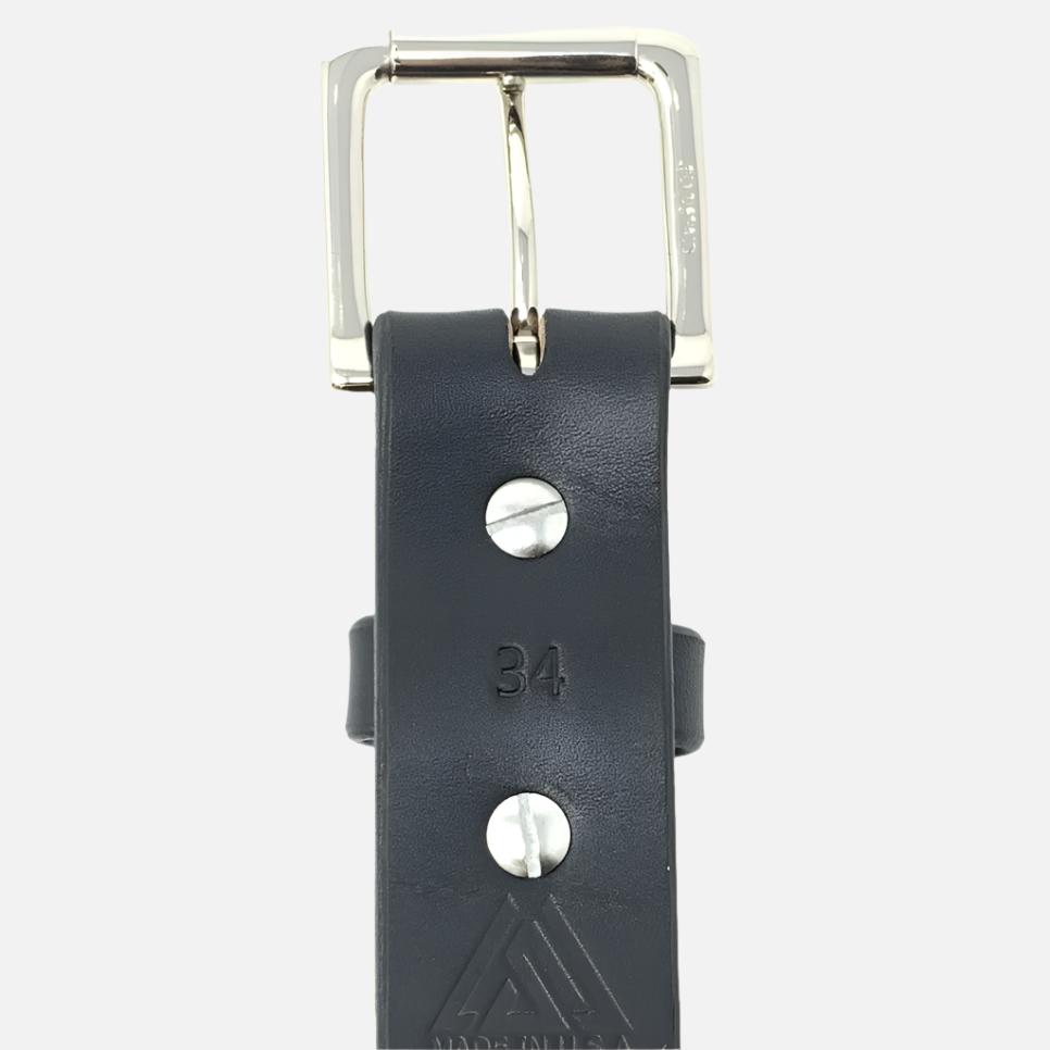 Last State Leather - Paniolo 1.5" Belt - Black/Nickel - Back