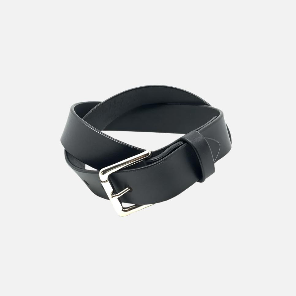 Last State Leather - Paniolo 1.5" Belt - Black/Nickel