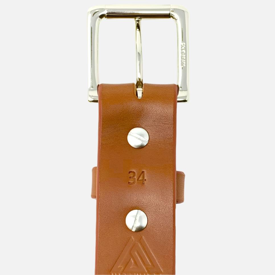 Last State Leather - Paniolo 1.5" Belt - Chestnut/Nickel - Back