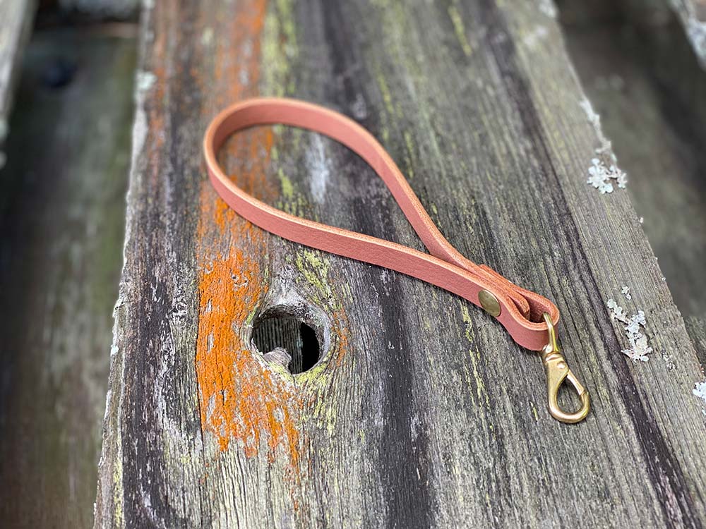 Last State Leather - Leather Wristlet - Blush