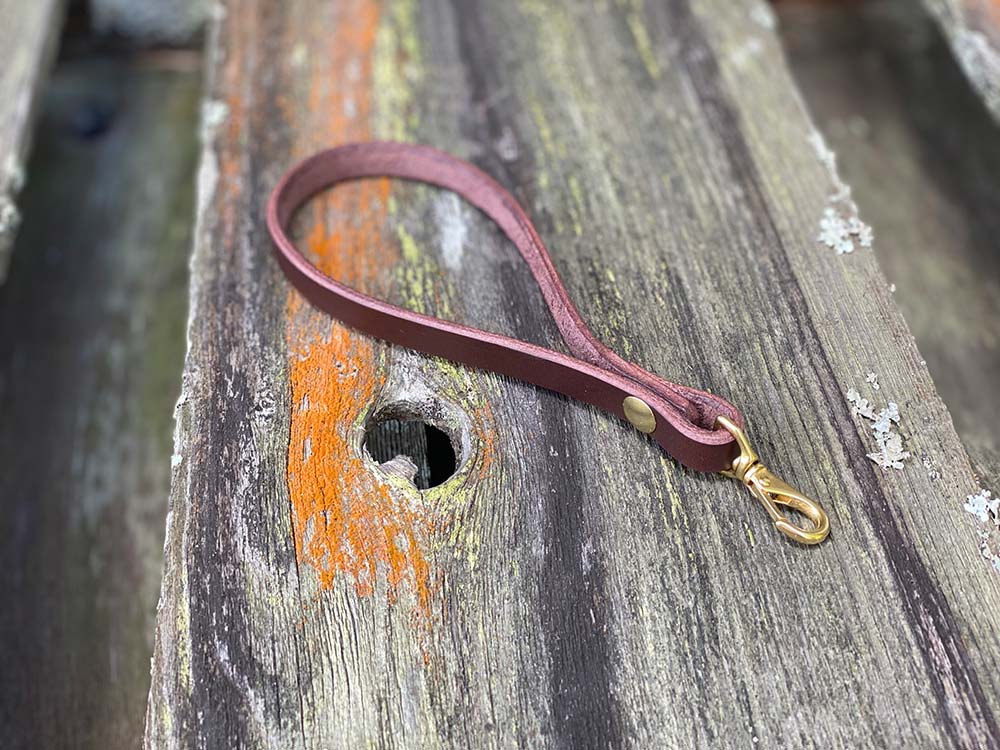 Last State Leather - Leather Wristlet - Chocolate