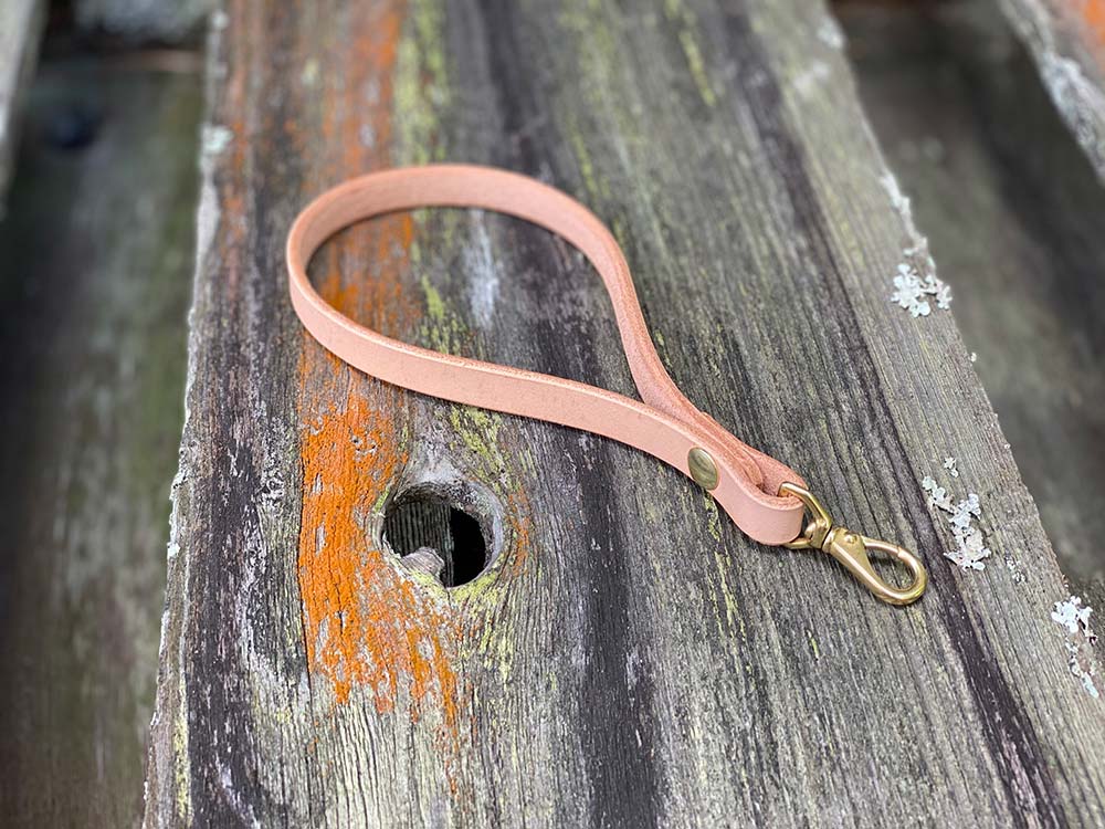 Last State Leather - Leather Wristlet - Natural Veg Tan