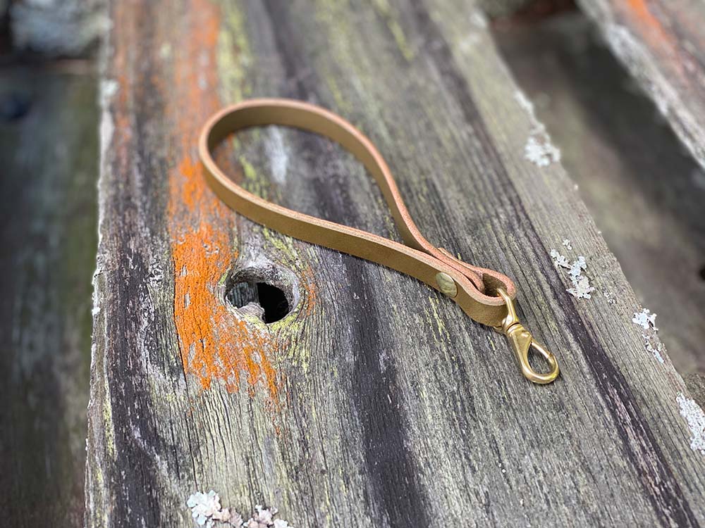 Last State Leather - Leather Wristlet - Olive