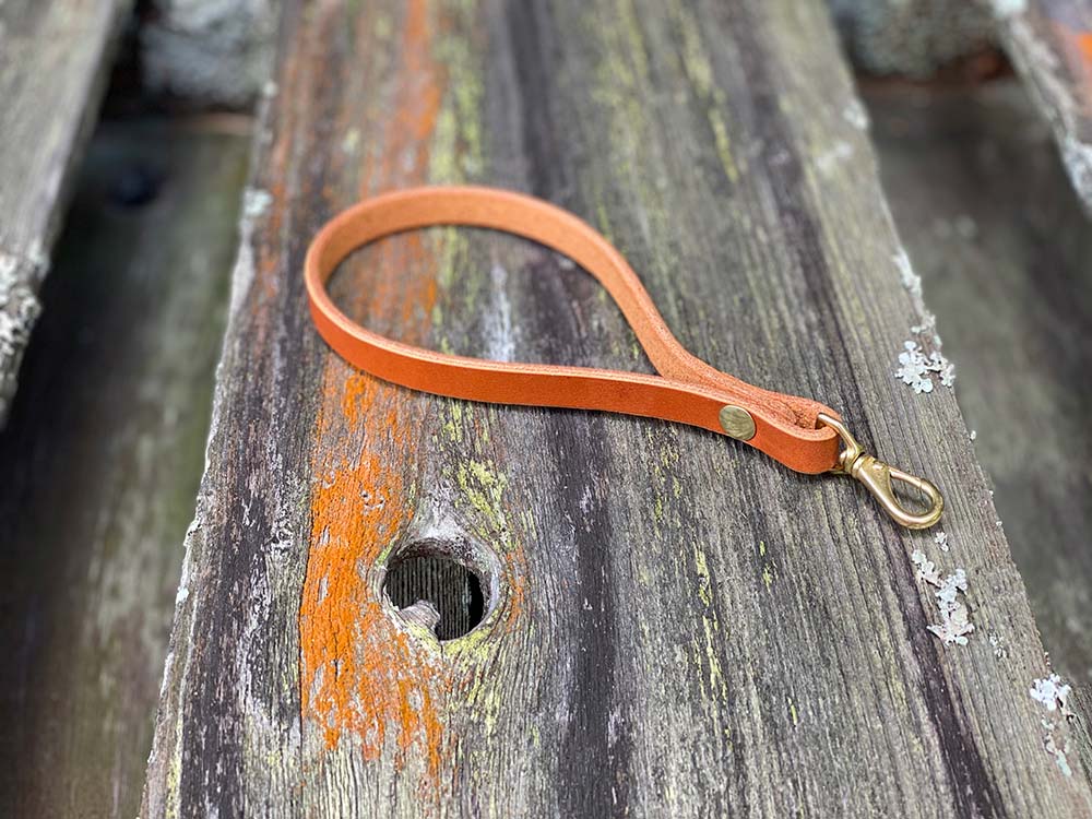 Last State Leather - Leather Wristlet - Tan
