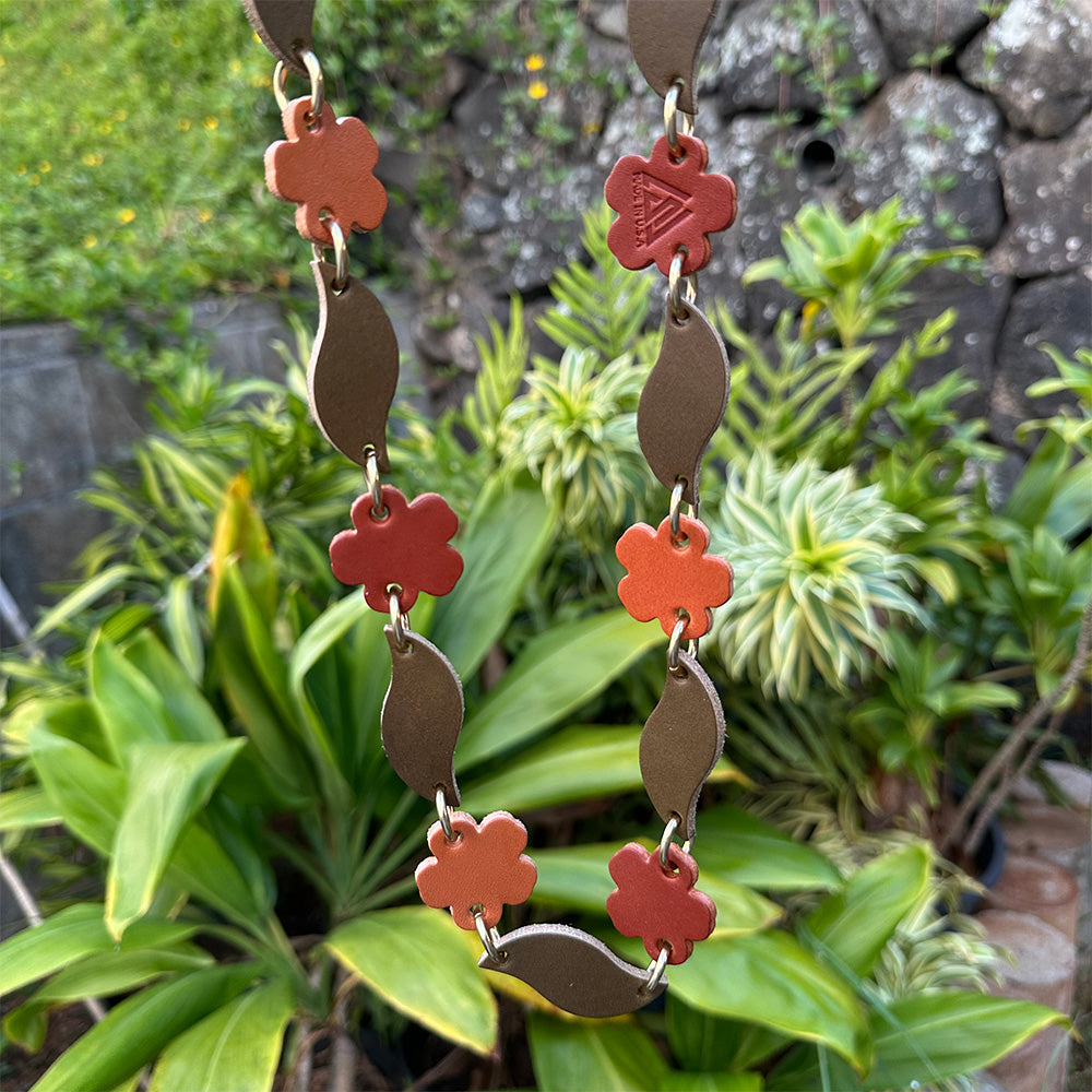 last state leather's handmade leather lei forever lei