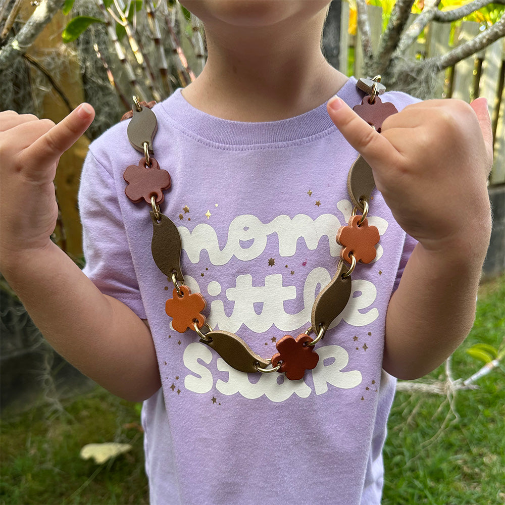 last state leather's handmade leather lei forever lei