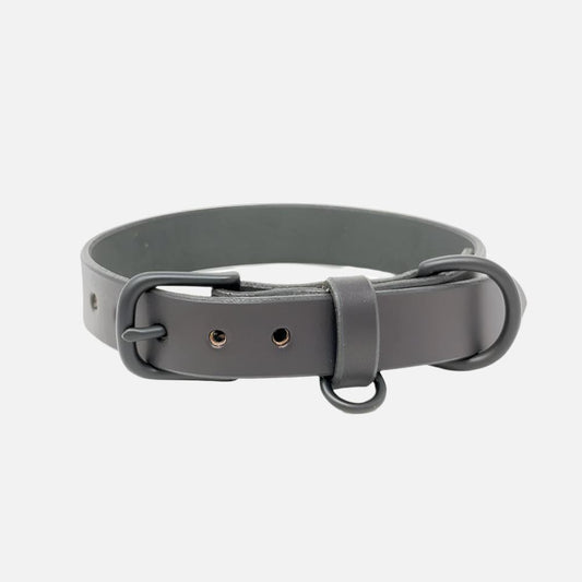 Last State Leather - Medium Leather Collar - Black/Black