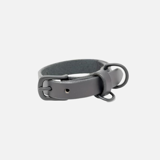 Last State Leather - Small Leather Collar - Black/Black