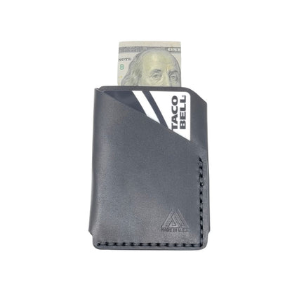 Last State Leather - Black Ultra Light Wallet - Minimalist Wallet