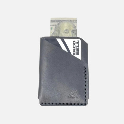 Last State Leather - Black Ultra Light Wallet - Minimalist Wallet