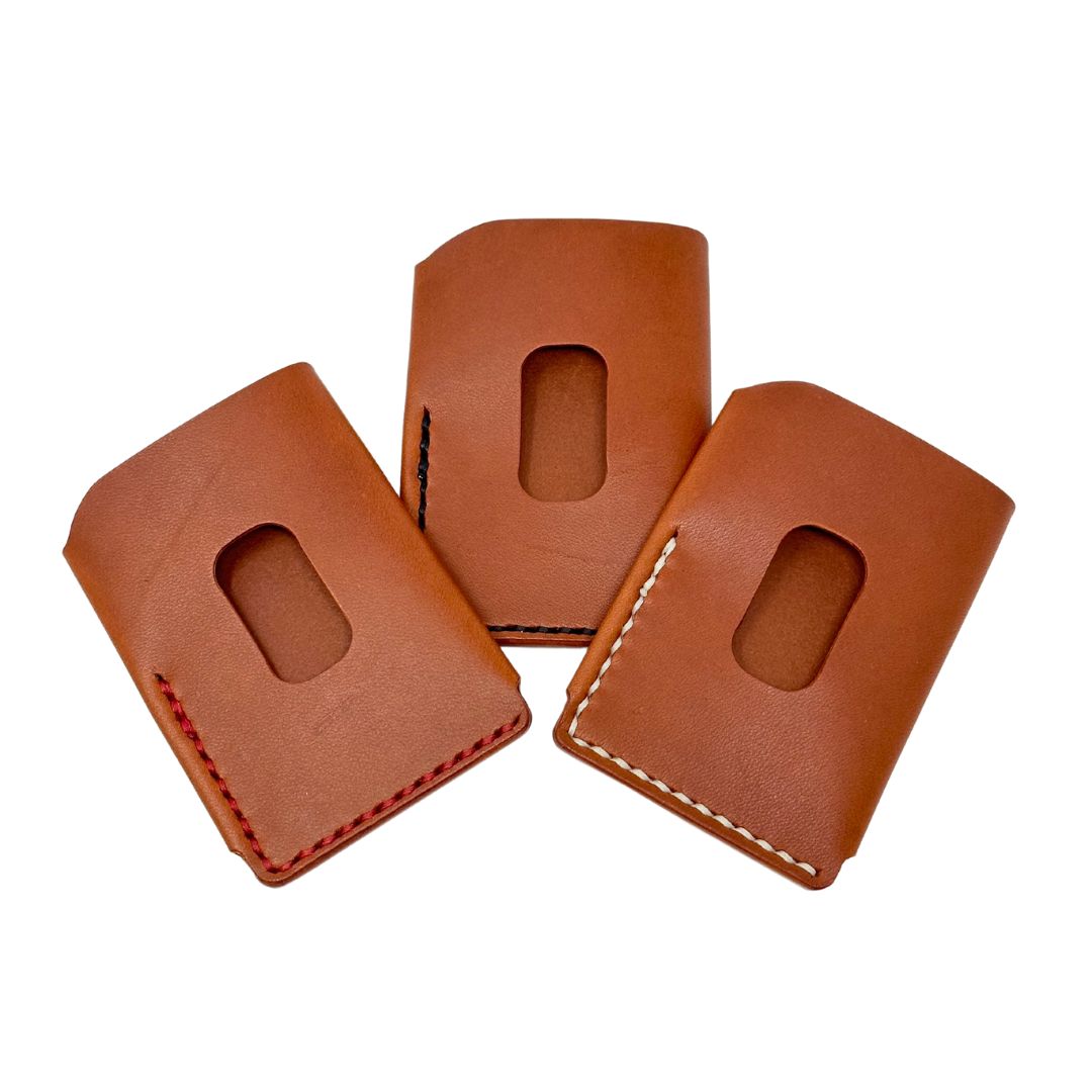 Last State Leather - Chestnut Ultra Light Wallet - Minimalist Wallet