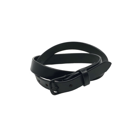 Last State Leather - Everyday 1" Belt - Black/Black