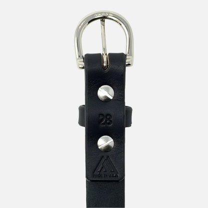 Last State Leather - Everyday 1" Belt - Black/Nickel - Back