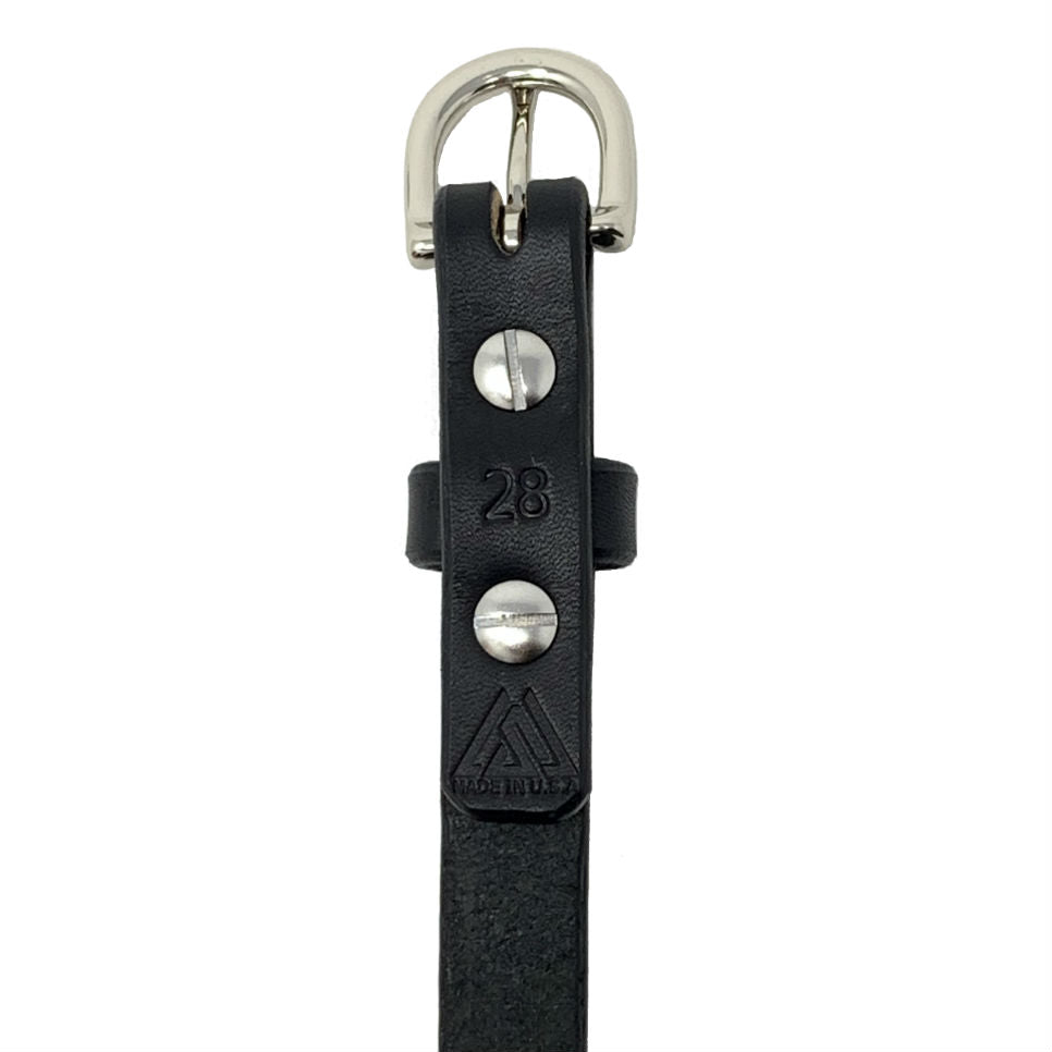 Last State Leather - Kimber 3/4" Belt - Black/Nickel - Back
