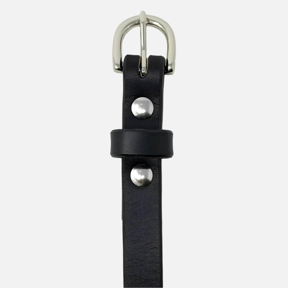 Last State Leather - Kimber 3/4" Belt - Black/Nickel - Front