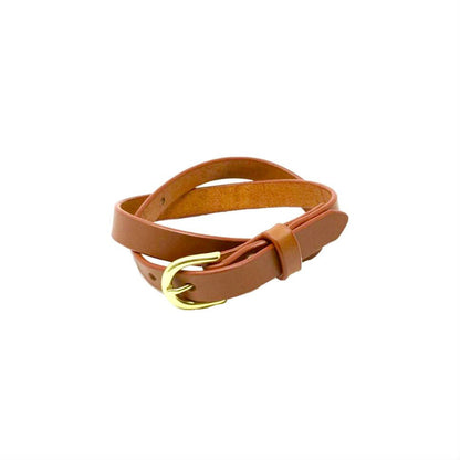 Last State Leather - Kimber 0.75" Belt - Chestnut/Brass