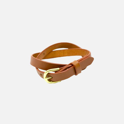 Last State Leather - Kimber 0.75" Belt - Chestnut/Brass