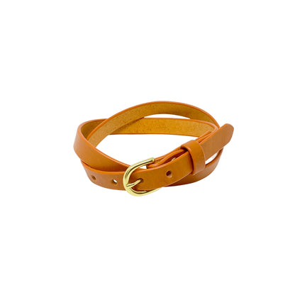 Last State Leather - Kimber 0.75" Belt - Tan/Brass