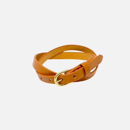 Last State Leather - Kimber 0.75" Belt - Tan/Brass