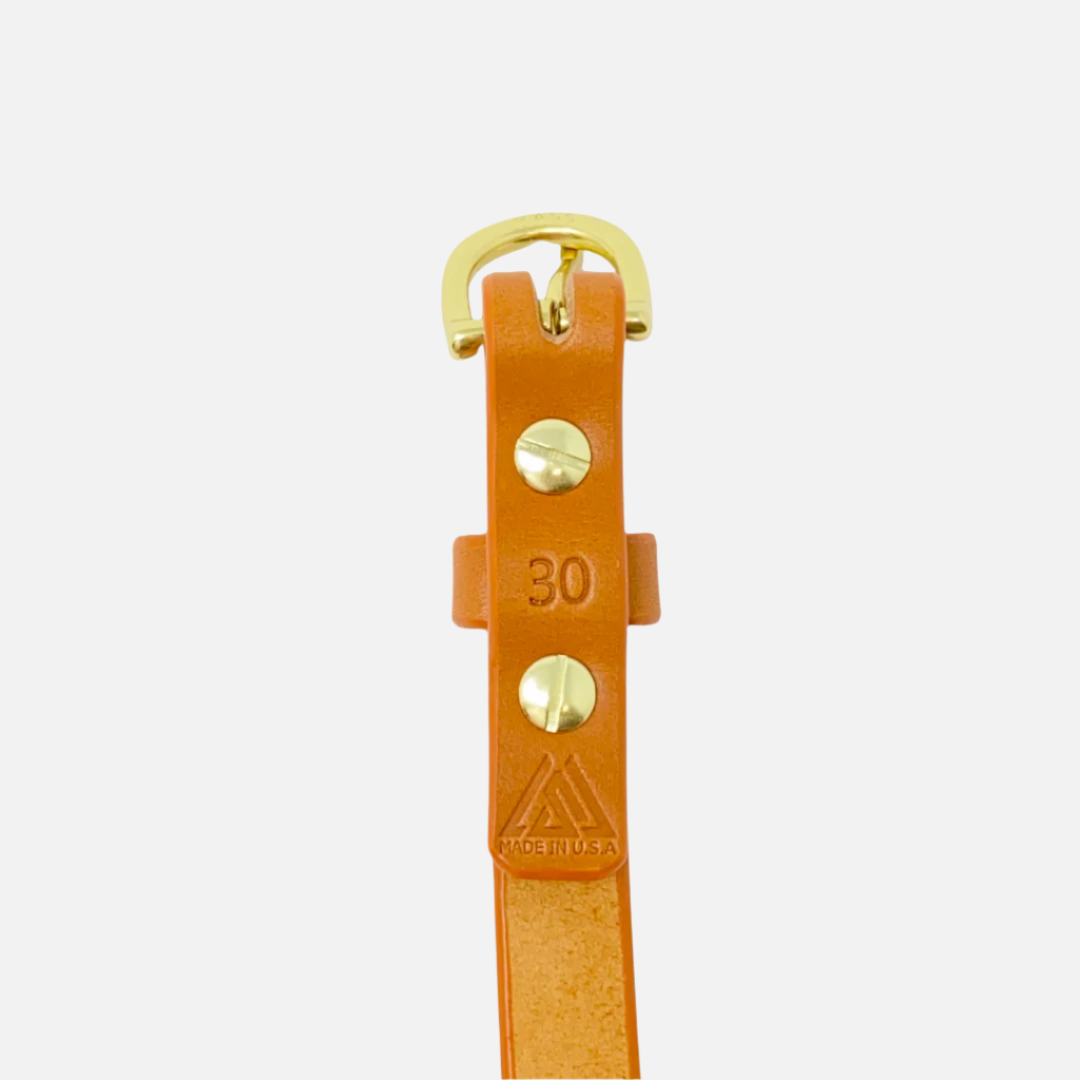 Last State Leather - Kimber 0.75" Belt - Tan/Brass - Back