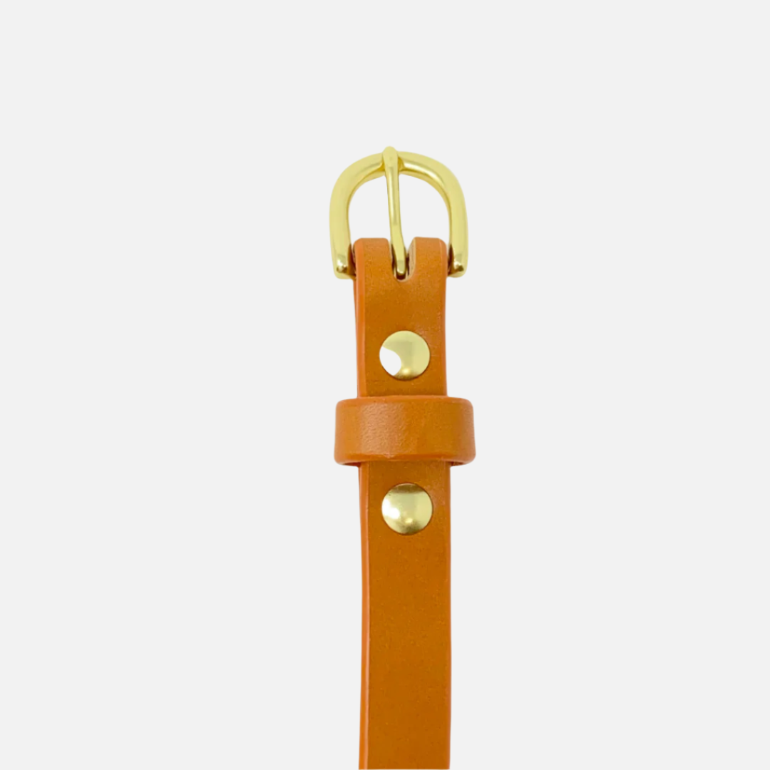 Last State Leather - Kimber 0.75" Belt - Tan/Brass - Front