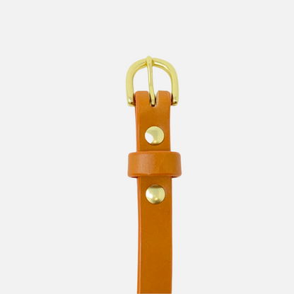Last State Leather - Kimber 0.75" Belt - Tan/Brass - Front