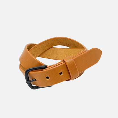Last State Leather - Mid 1.25" Belt - Tan/Black
