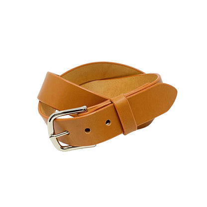 Last State Leather - Paniolo 1.5" Belt - Tan/Nickel